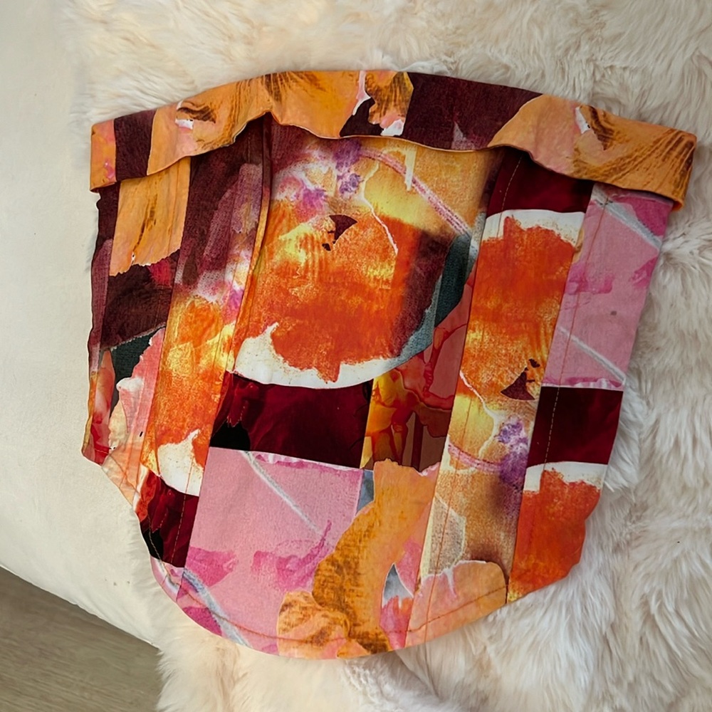 Glassons | Multicolor Corset Strapless Top